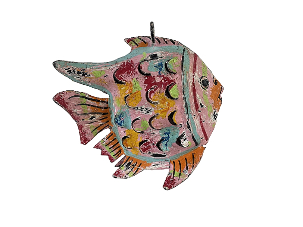 Fisch Laterne multi pink